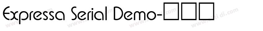 Expressa Serial Demo字体转换